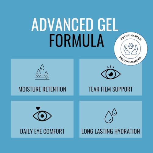 Pet Gel Eye Drops with 0.3% Viscoadaptive Hyaluronan (1 Pack)