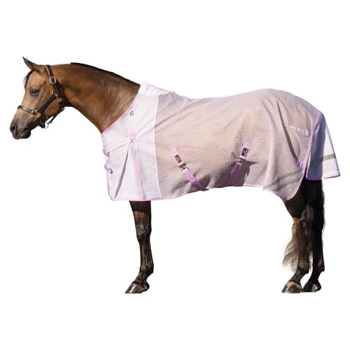 Ripstop Nylon Mesh II Horse Fly Sheets (Horse Size 86 / Euro Surcingle / Lilac)