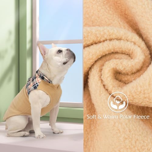 Fleece Dog Sweater (Beige / Large)