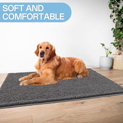 Dirt Trapping Door Mat (72"L x 36"W x 1.0"Th / Grey)