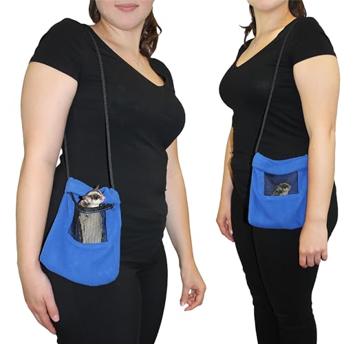 2 Pack Carry Pouch for Small Animals (2 Pack (Black))