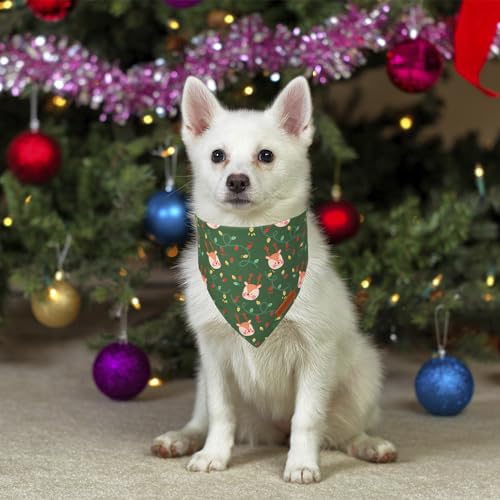 Christmas Dog Bandanas 2 Pack (Small / Christmas)