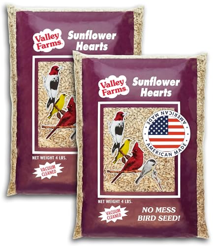 Whole Sunflower Hearts for Birds 4 LB 2 (4 Pound (Pack of 2))