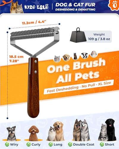 Undercoat Rake for Dogs & Cats (2X-Large)