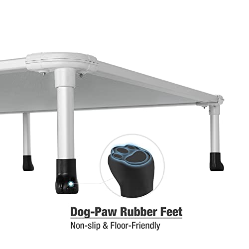 Chew Proof Elevated Dog Bed (Gray / 59.0"L x 37.5"W x 9.0"Th)