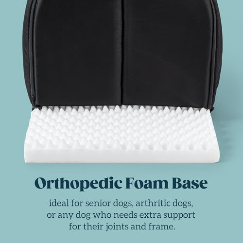 Orthopedic Dog House (35"L x 22"W x 23"Th / Black)