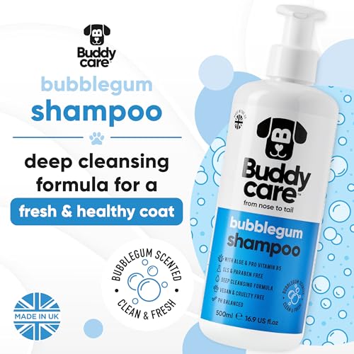 Bubblegum Dog Shampoo by Buddycare (50.72oz)