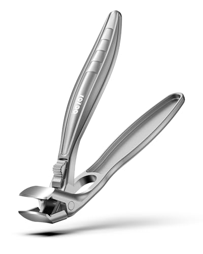 Curved Toenail Clippers for Seniors (Silver / Medium)