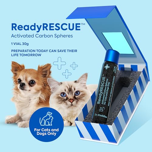 Activated Charcoal for Dogs and Cats Clinically Studied 1Pack (1 Vial (less than 30 lbs))