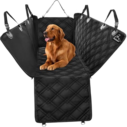 Dog Car Seat Cover (XL – Fits Large SUVs & Full-Size Trucks / Black)