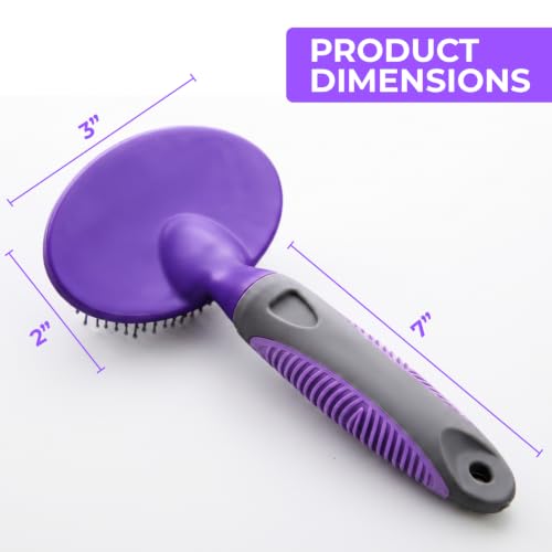 Dog Brush Soft Pin Bristle Pet Brush for Dogs and Cats