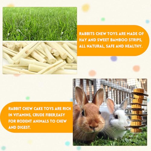 Natural Small Animal Chew Toys for Teeth (【Style B】)