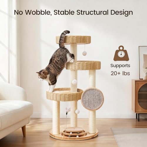 Zonoria Cat Tree Tower for Large Cats