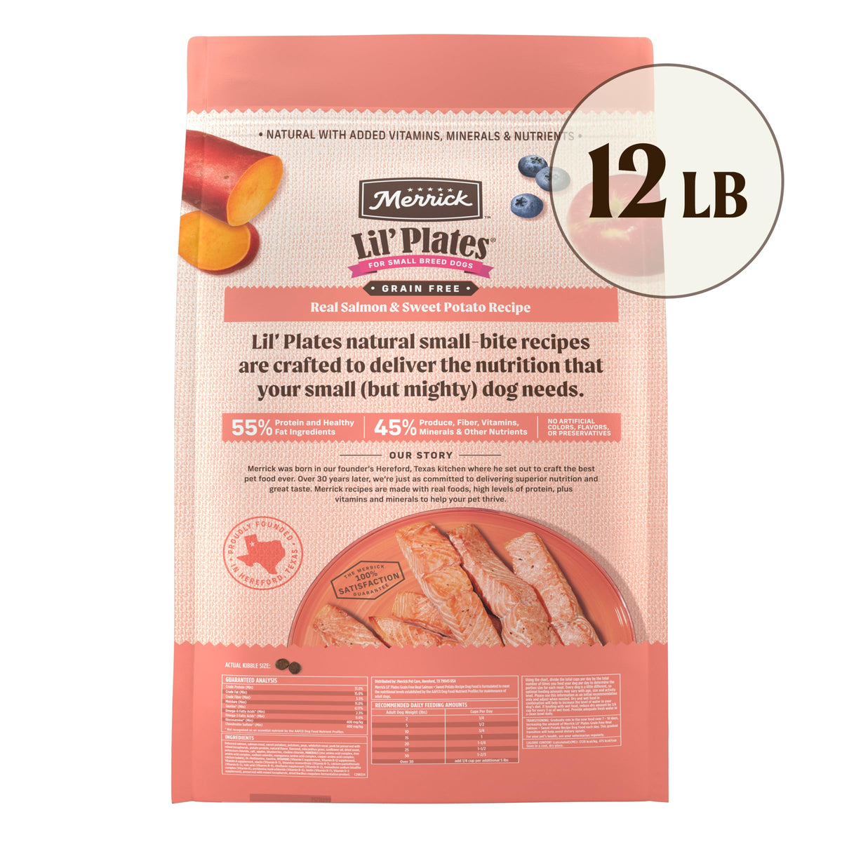 Lil' Plates Salmon Sweet Potato Dog Food 12 lb Bag (12 Pound (Pack of 1))