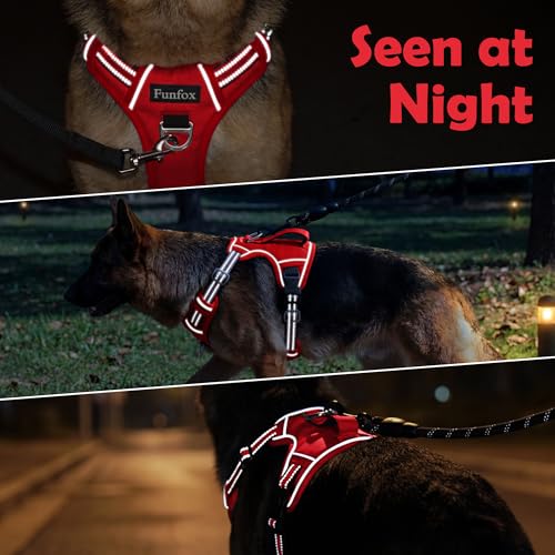 Dog Harness No Pull (Red / Small)
