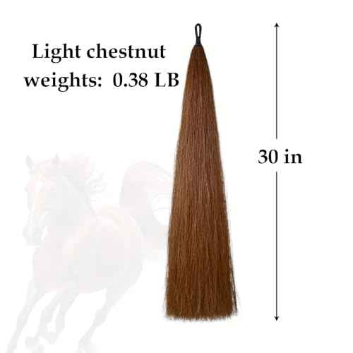 28 30 IN Long 3 (3/8 LB Light Chestnut - Natural Loop)