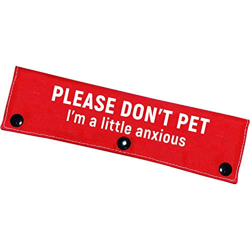 I'm a Little Anxious Red Dog Leash Sleeve