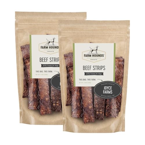 Beef Strips Premium Natural Beef Jerky for Dogs (4.5 Ounce (Pack of 2))