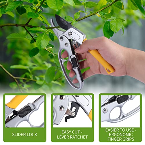 Premium Germany Pruning Shears (Yellow)