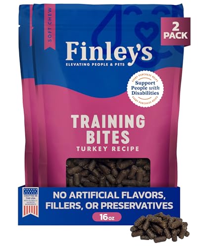 Training Treats Turkey Soft Low Calorie Dog Treats (16 Ounce (Pack of 2))