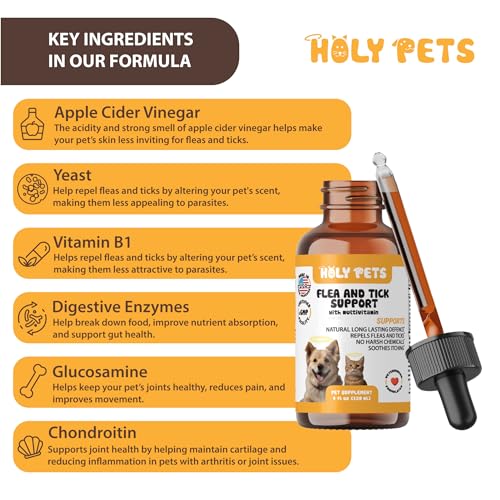 Flea & Tick Oral Drops for Dogs & Cats (4oz)