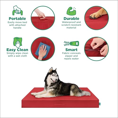 Cooling Dog Bed (Large / Red)