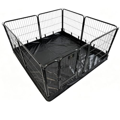 Puppy Playpen Plus Storage Bage with Bottom (8-Panels 24.0"W)