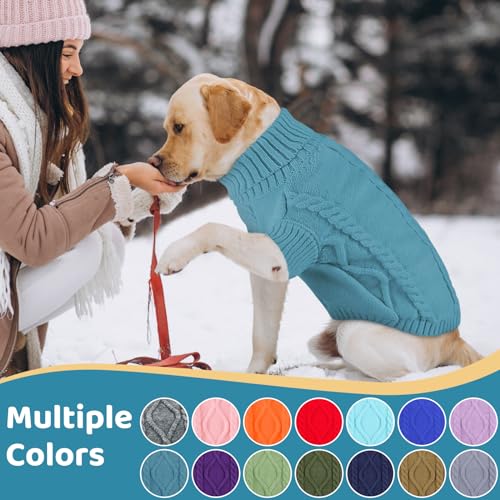 XXL Dog Sweater (XX-Large / Peacock Blue)