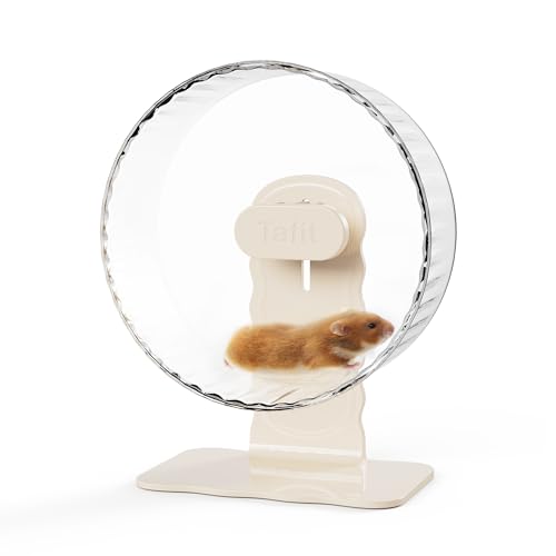 Super‑Silent Hamster Exercise Wheel (10.2inch / Transparent)