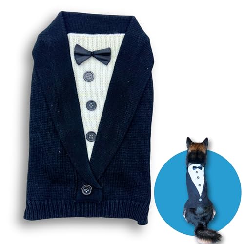 Cute Sweater for Dogs and Cats Soft Flannel Pet Outfit Warm and Cozy Animal Hoodie Small to Large Pet Clothes for Halloween Parties and Everyday Wear (Medium)