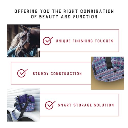 Horse Grooming Kit (Purple Geo)