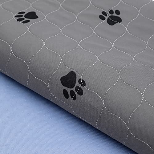 Washable Pee Pads for Dogs + Free Puppy Grooming Gloves (18x24 Inch (Pack of 4))