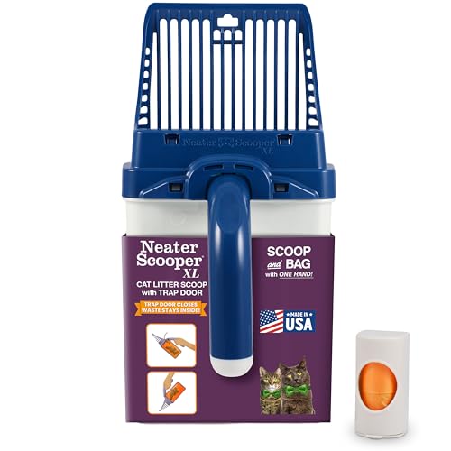 Neater Scooper XL Cat Litter Scoop (Blue / XL - 15 Bags)