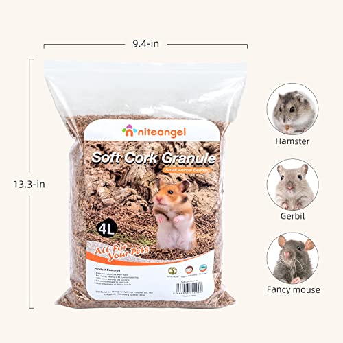 Natural Cork Hamster Bedding (4L)