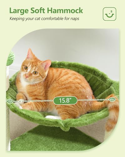 Small Cat Tree (28" / Green)