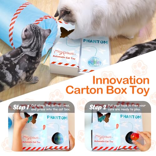 Cat Toys Interactive Cat Toy for Indoor Cats (Upgraded Tunnel Shadow2.0)