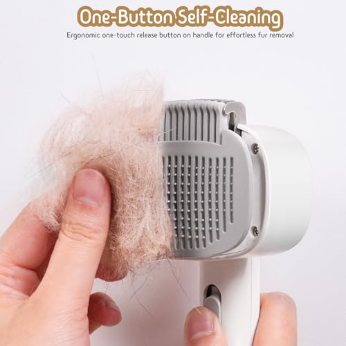 Dog & Cat Brush for Shedding (Gray)