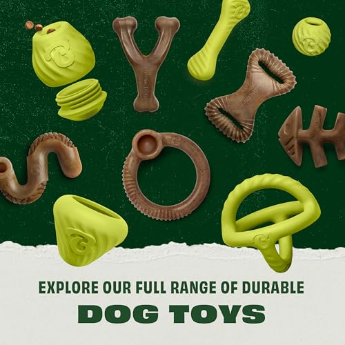 Natural Rubber Dog Bone Chew Toy (Small)