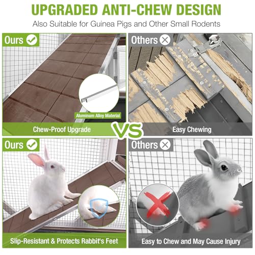2 Story Rabbit Hutch with Chew