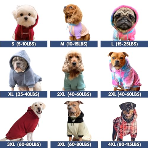 Dog Hoodie Buttery (Red Plaid / Small)