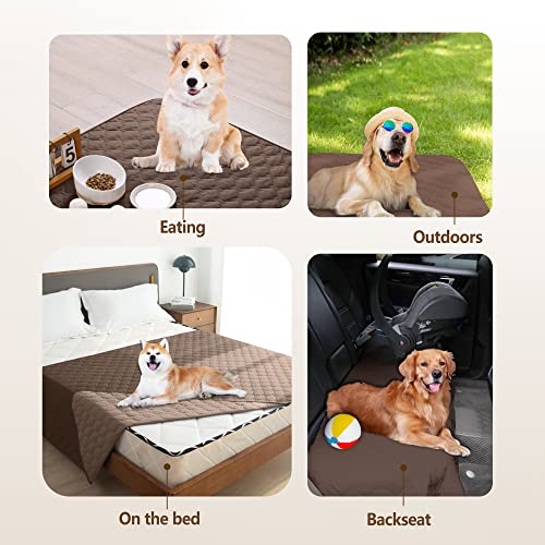 Waterproof Loveseat Cover (32x53 Inch (Pack of 1) / Dark Chocolate/Light Chocolate)