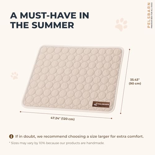 Dog Cooling Mat (Light Beige / X-Large)