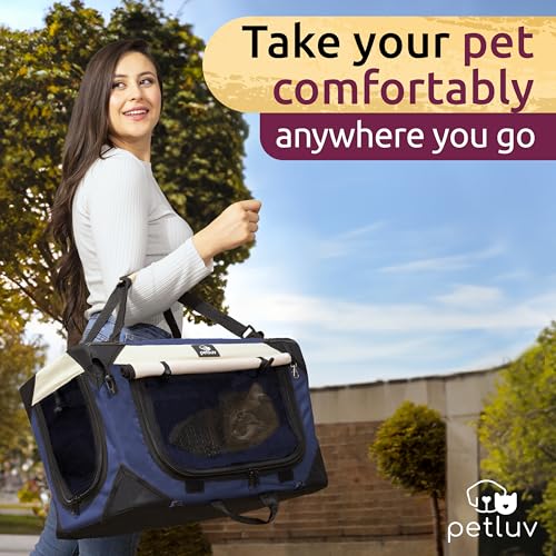 Cat & Dog Carrier (Navy / Medium)