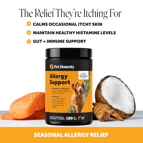 Dog Allergy Chews for Itch & Allergy Relief (180 Count)