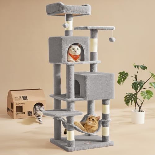 Cat Tree 59.5 (59.5 Inches / Light Gray)
