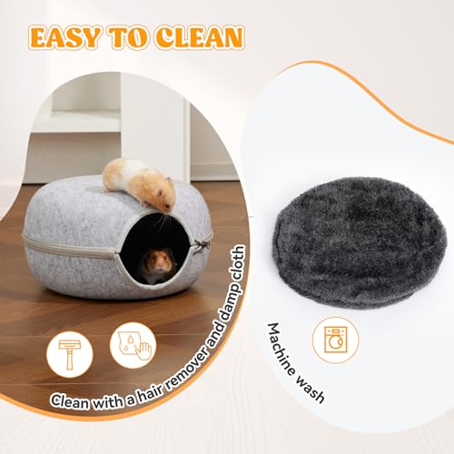 Guinea Pig Hideout 2 Pack (Light Grey & Light Grey)