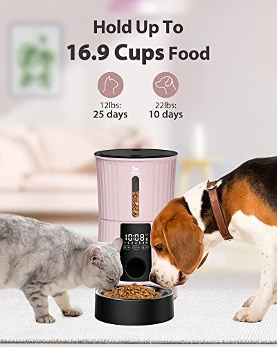 Timed Automatic Cat Feeder (Pink)