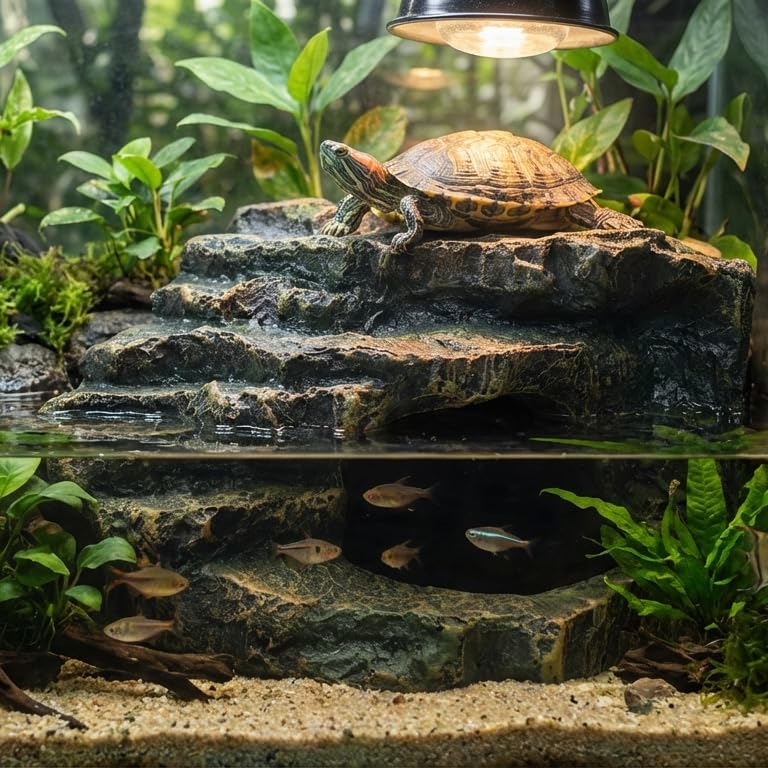 Gecko Tank Acccessories (M-Smooth ledge / Medium)