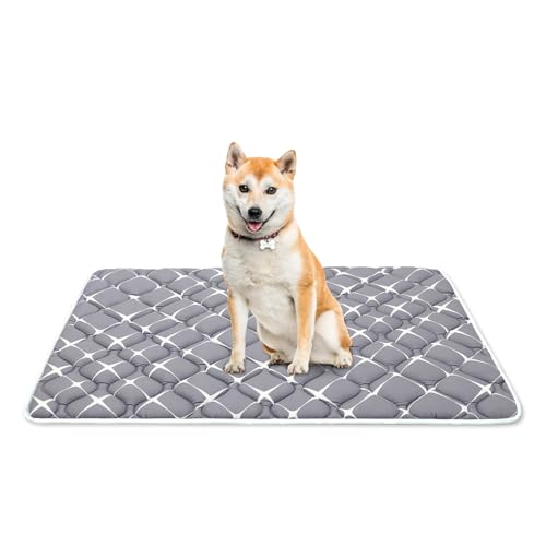 Dog Crate Mat (Gray / 30.0"L x 19.0"W)