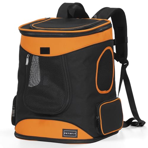 Dog and Cat Backpack Carrier (AOrange)